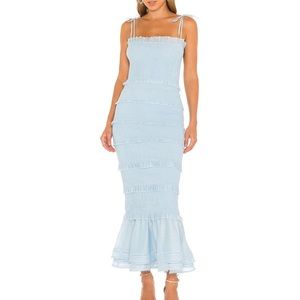 V.Chapman Geranium Dress in Cashmere Blue, Size 0